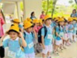 The Paleontology Research and Education Center, MSU welcomes teachers and kindergarten 2 students from Kitiya Kindergarten School, Maha Sarakham Province.